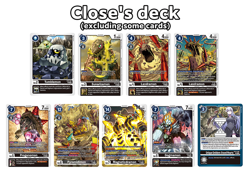 Close's deck