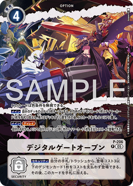 P-206デジタルゲートオープン